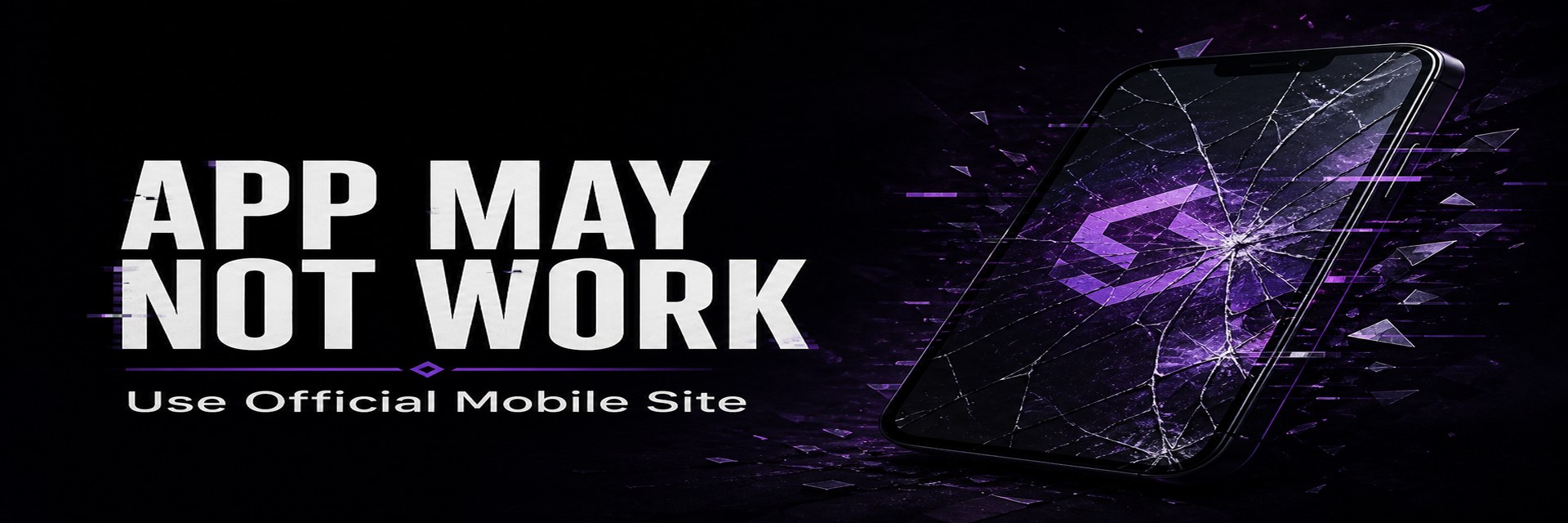 Why the Shuffle casino app may not work banner
