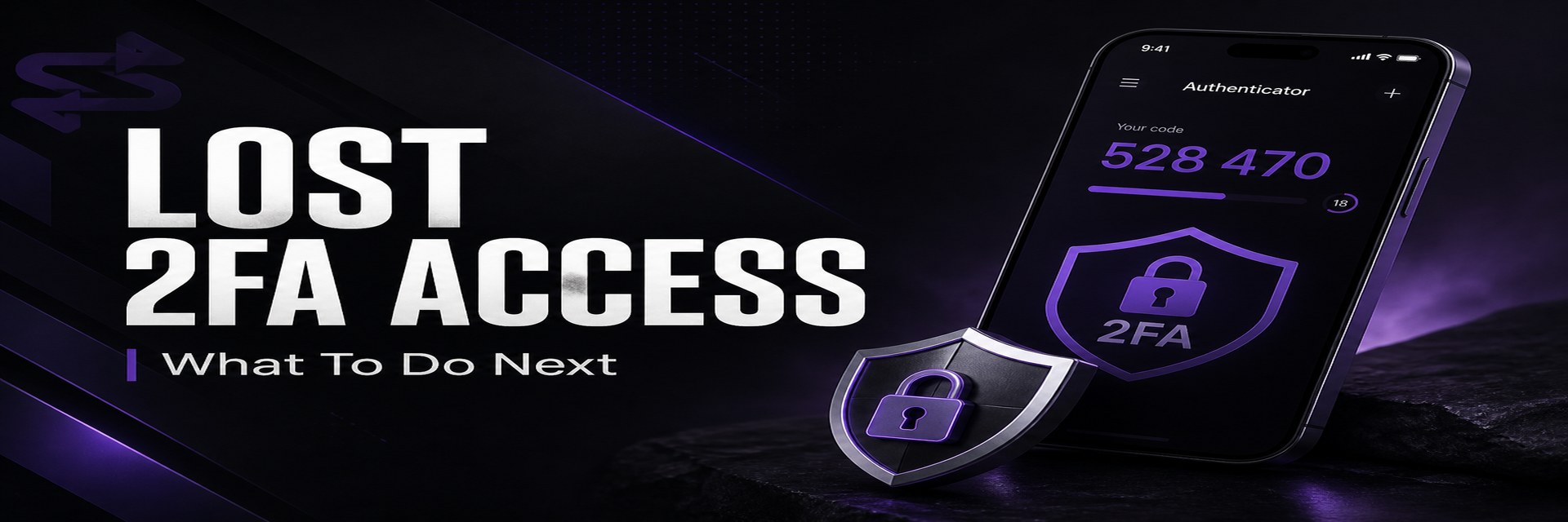 Lost access to Shuffle 2FA banner