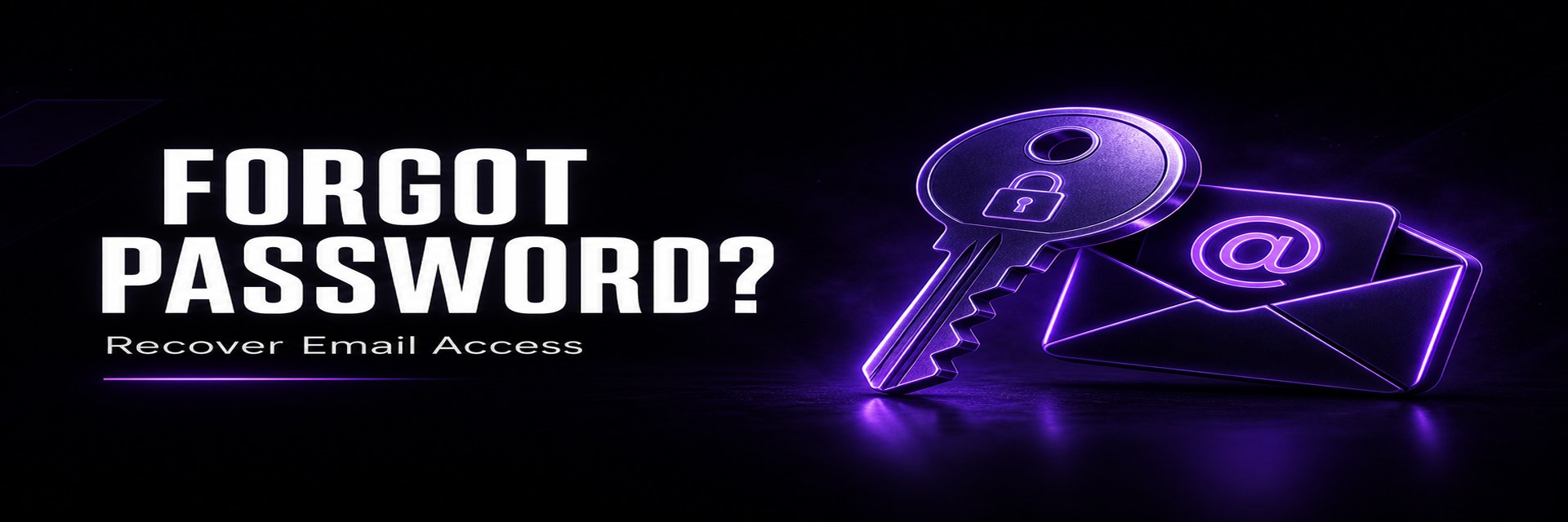 Forgot Shuffle password or email banner